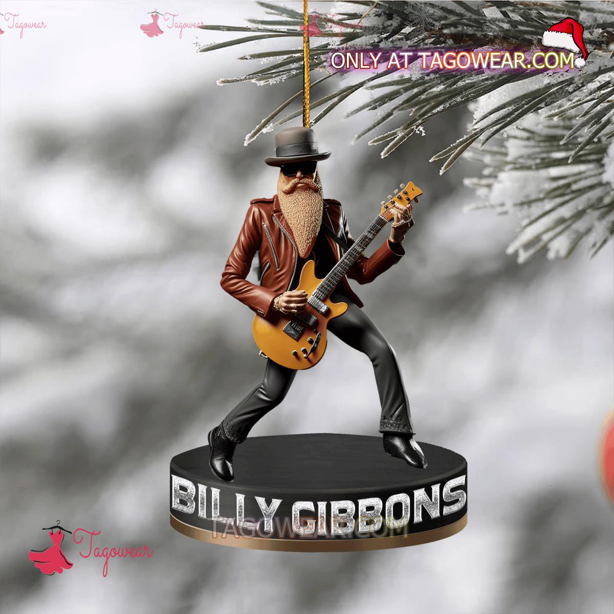 Zz Top Billy Gibbons Ornament