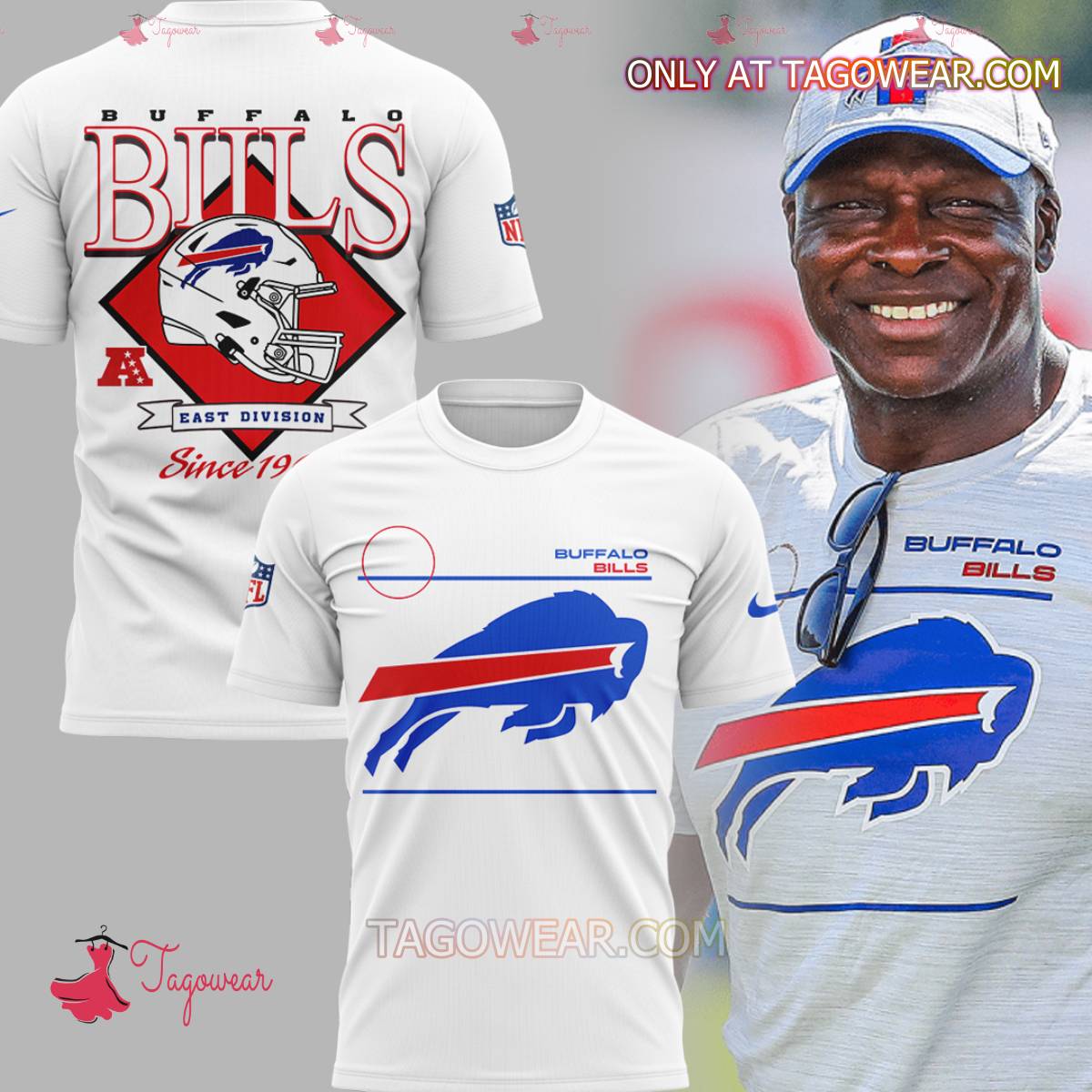 Buffalo Bills Bruce Smith East Division Since 1960 Shirt