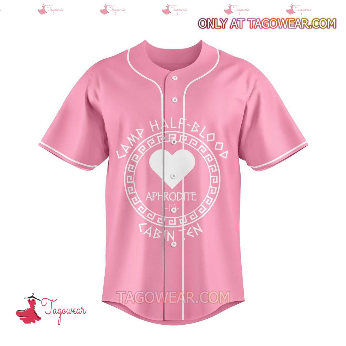 Camp Half Blood Cabin Ten Aphrodite Personalized Baseball Jersey a