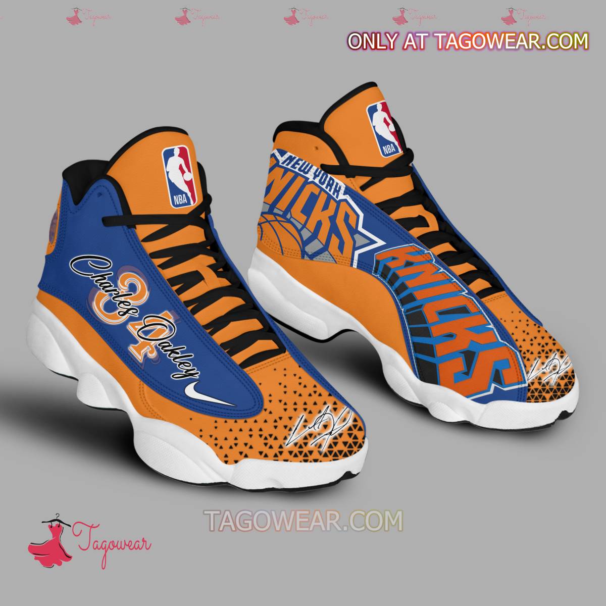 Charles Oakley New York Knicks NBA Signature Air Jordan 13 Shoes