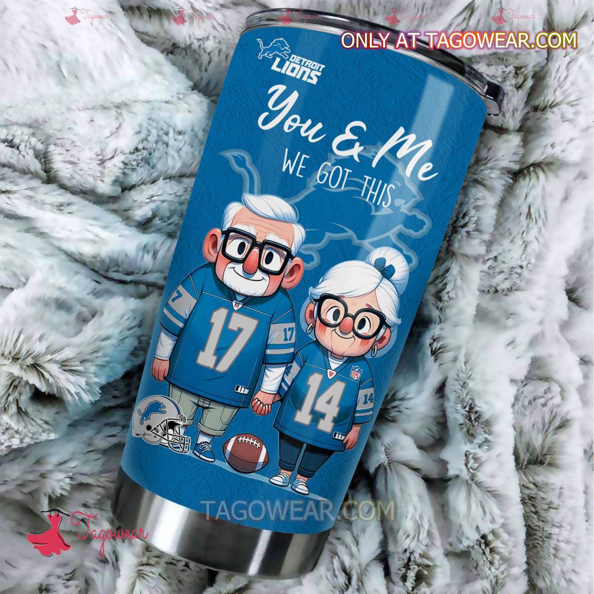 Detroit Lions You And Me We Got This When I Say Lions Love Personalized Tumbler a