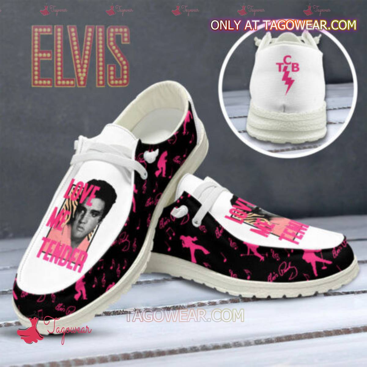 Elvis Presley Love Me Tender Hey Dude Shoes