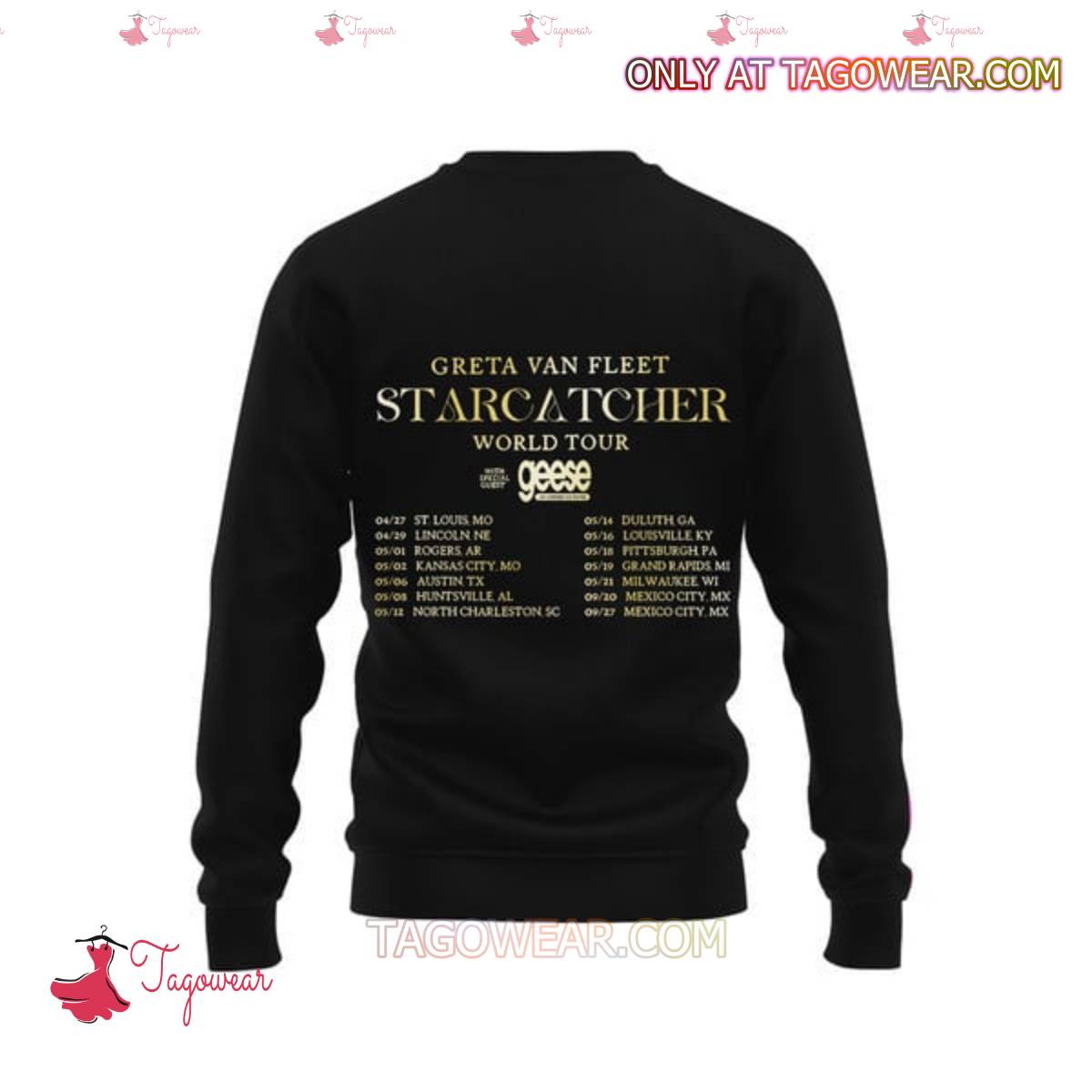 Greta Van Fleet Starcatcher World Tour With Geese T-shirt, Hoodie b