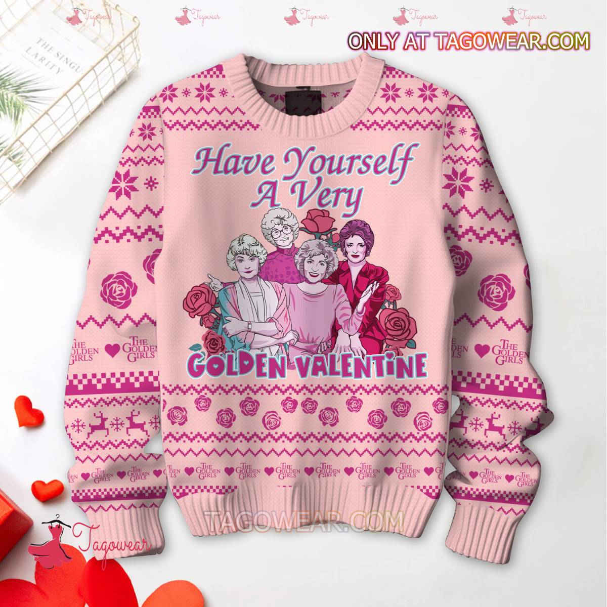 Have Yourself A Very Golden Valentine Sweater a