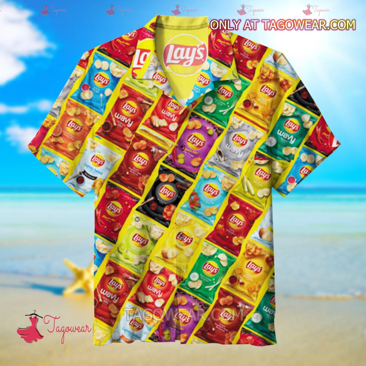 Lay's Potato Chips Hawaiian Shirt