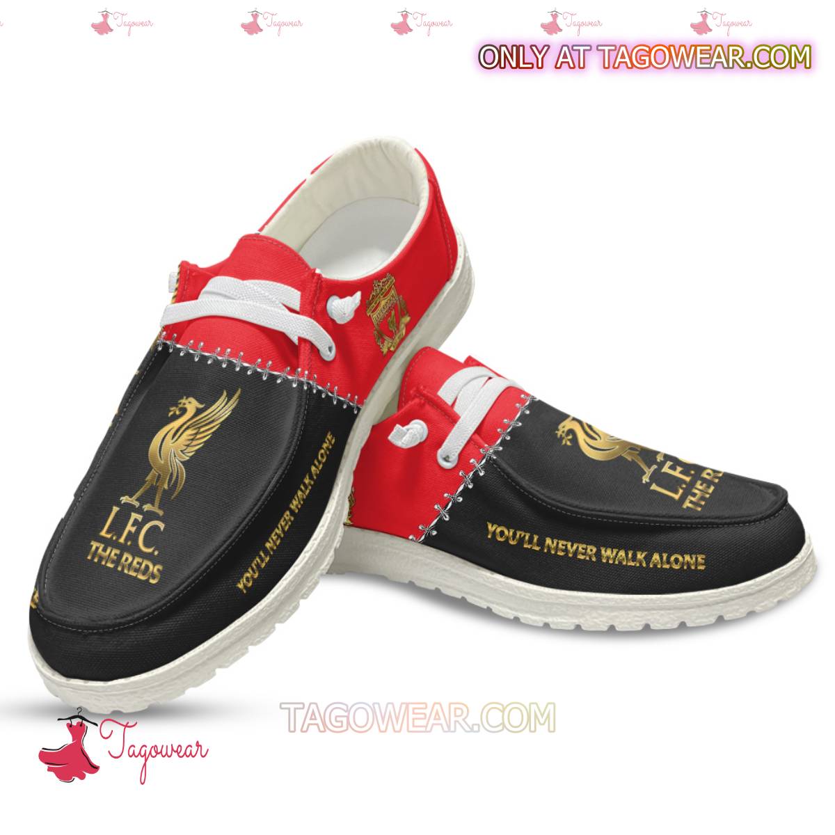 Liverpool The Reds You Never Walk Alone Hey Dude Shoes x