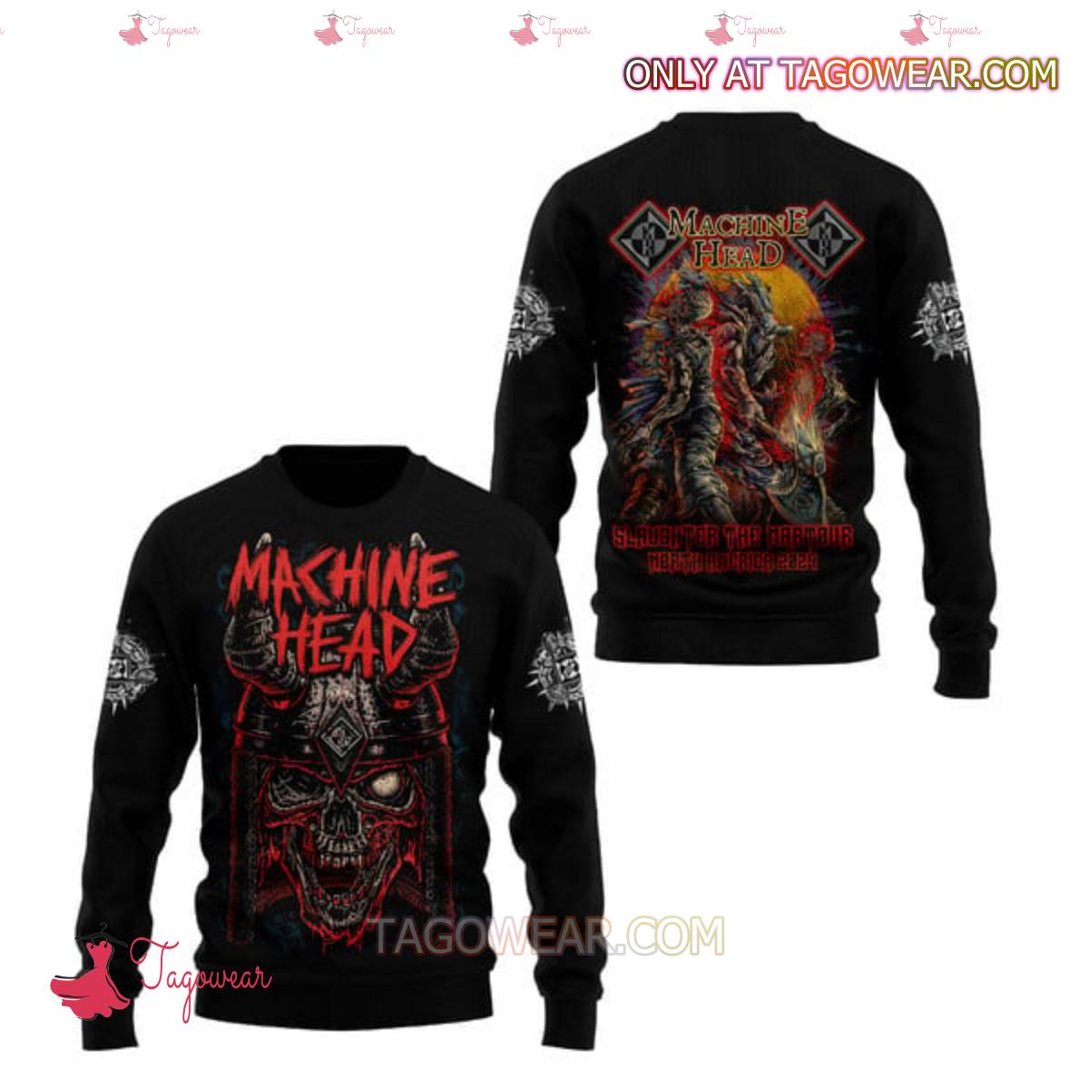 Machine Head Slaughter The Martour North America 2024 T-shirt, Hoodie