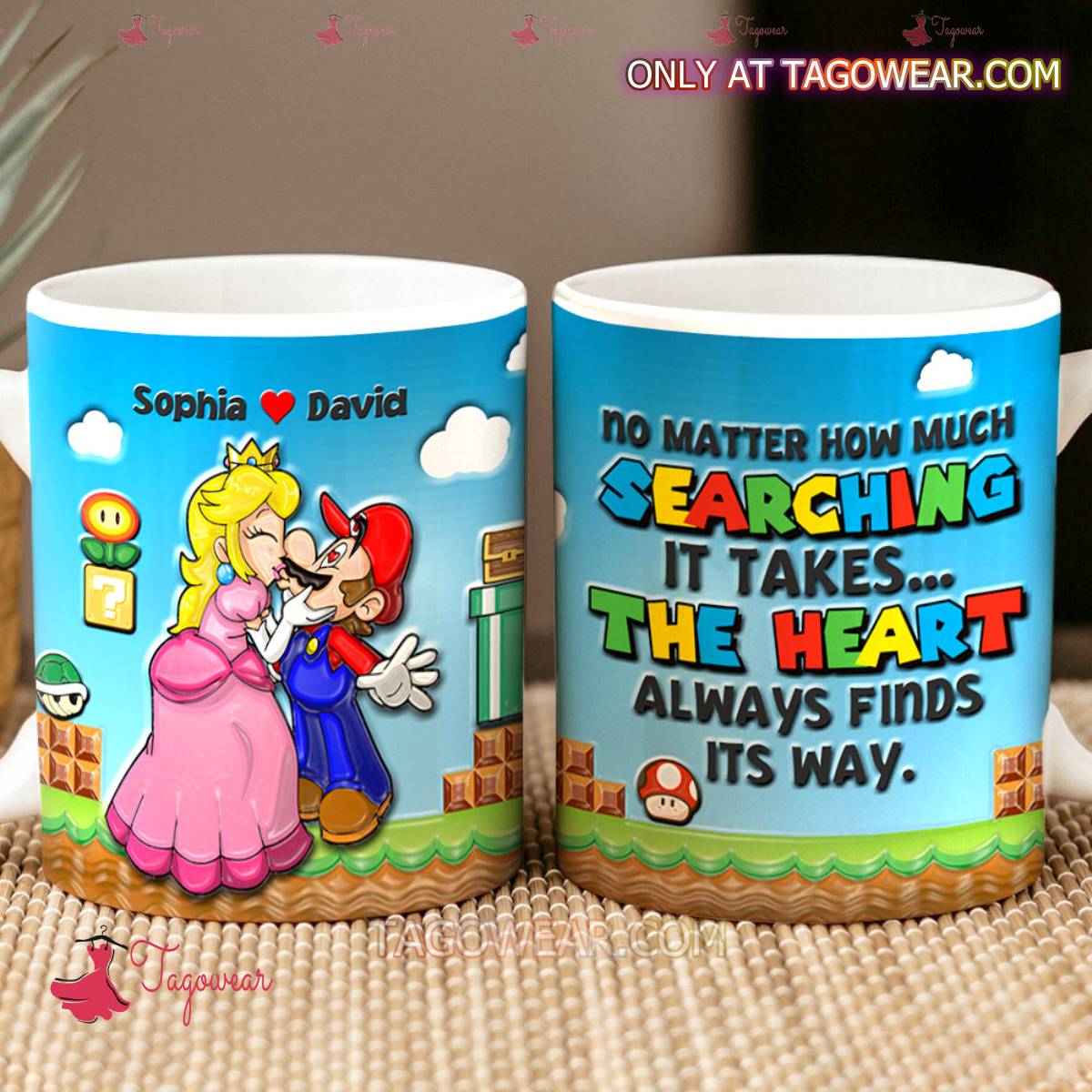 Mario The Heart Always Finds Its Ways Personalized Mug