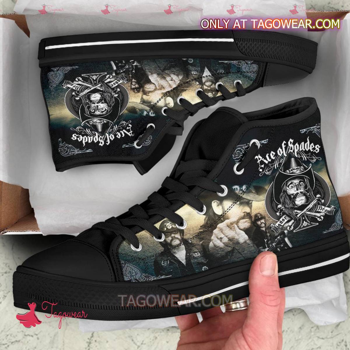 Motorhead Ace Of Spades High Top Canvas Shoes