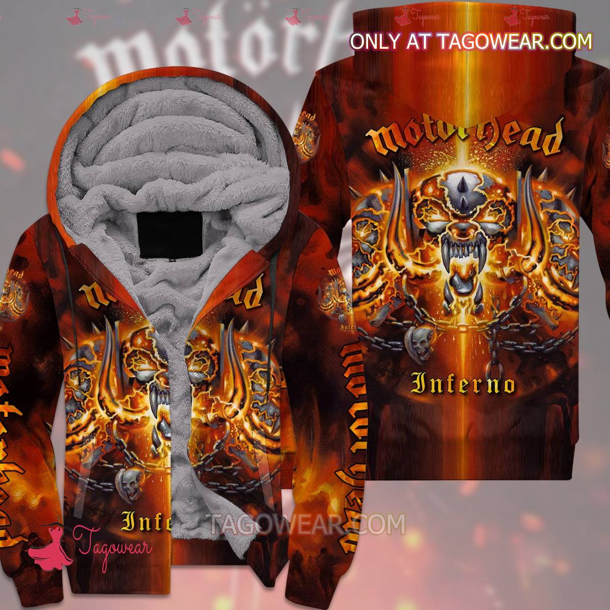 Motorhead Inferno Fleece Hoodie