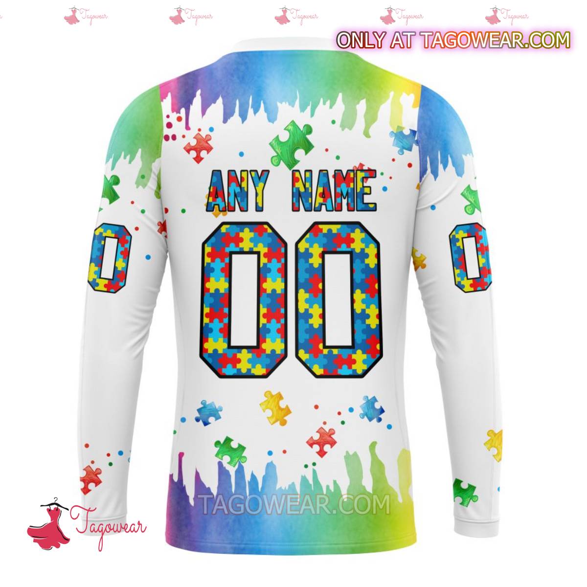 NFL Indianapolis Colts Autism Awareness Rainbow Splash Personalized T-shirt, Hoodie c