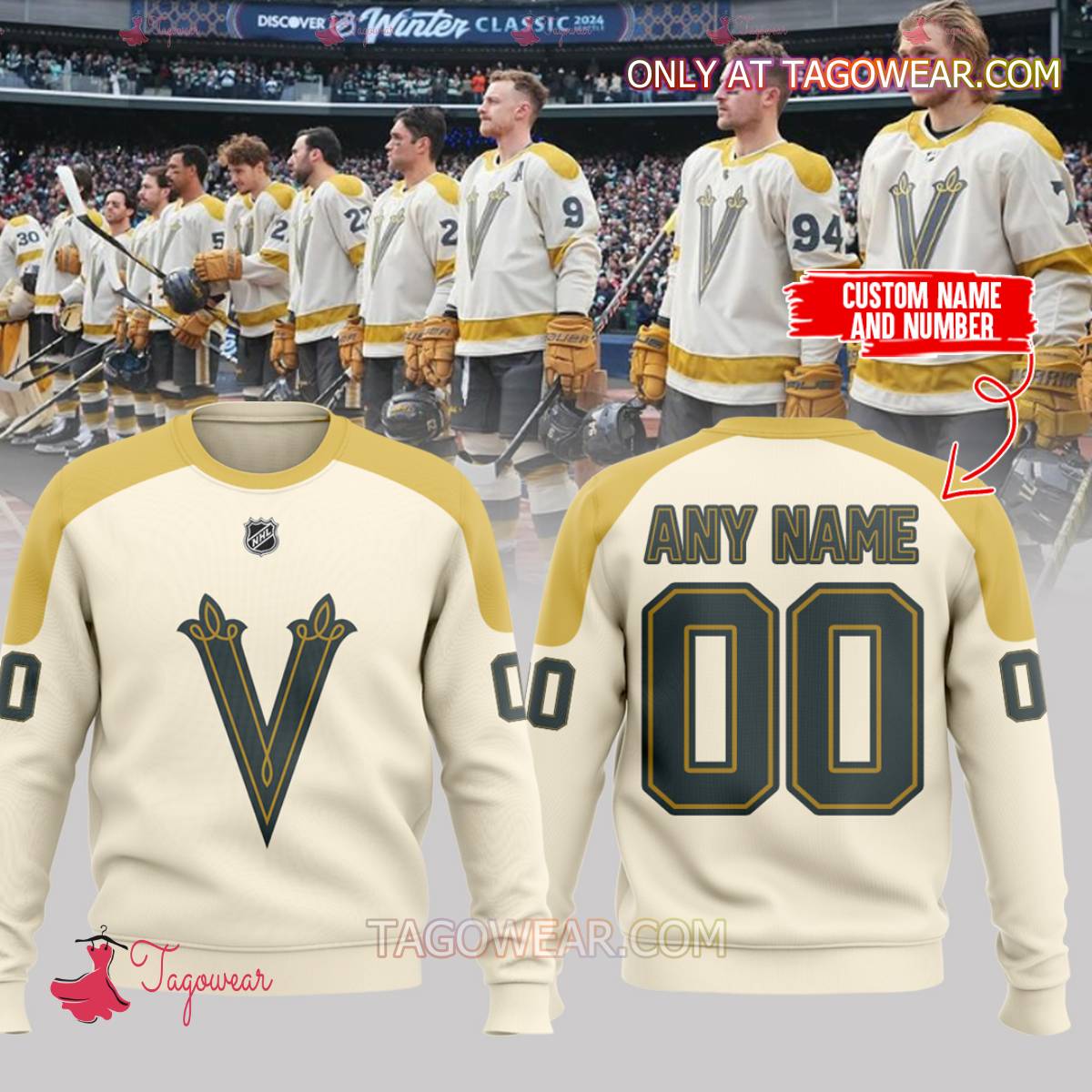NHL Vegas Golden Knight Winter Classic 2024 Personalized Sweatshirt