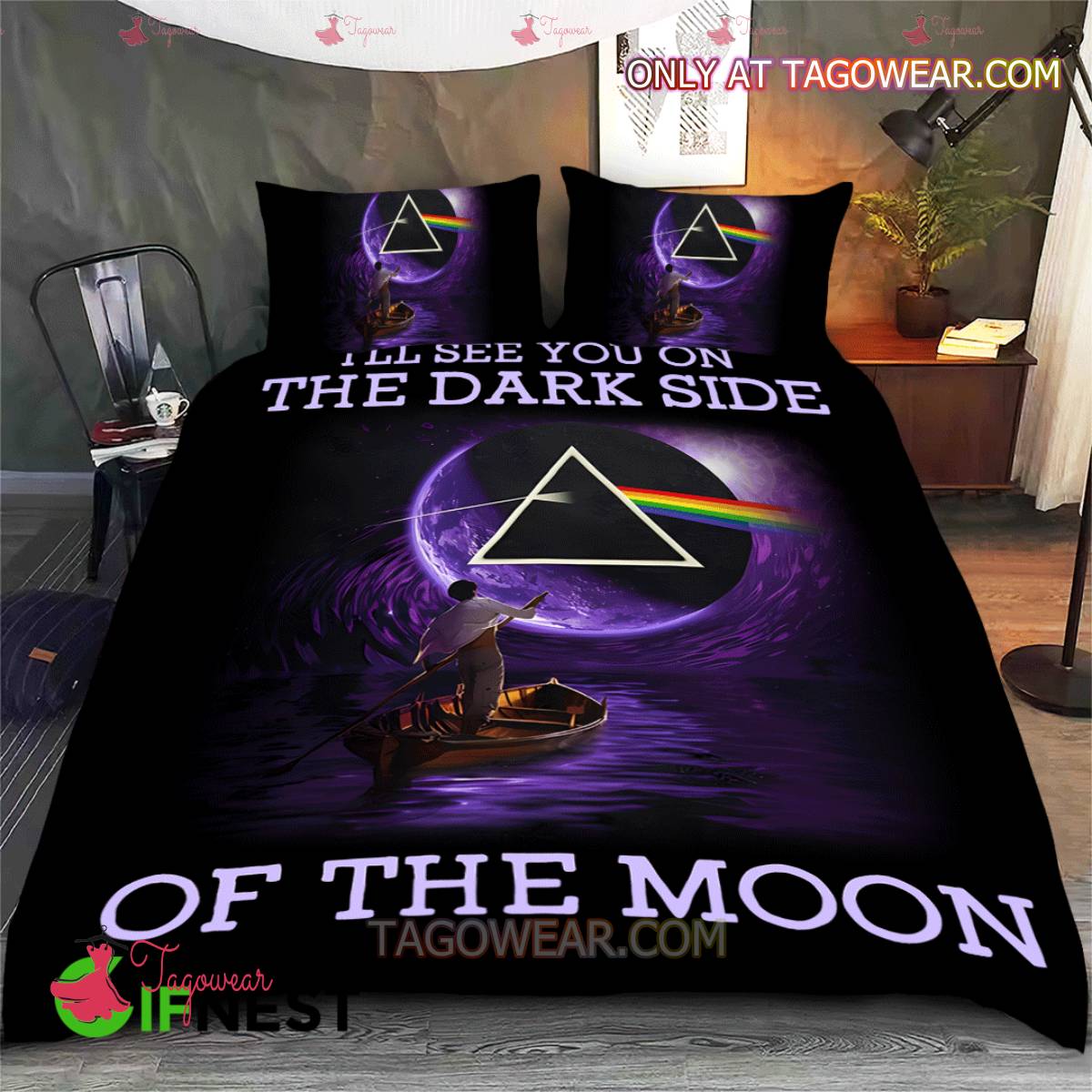Pink Floyd I'll See You On The Dark Side Of The Moon Bedding Set