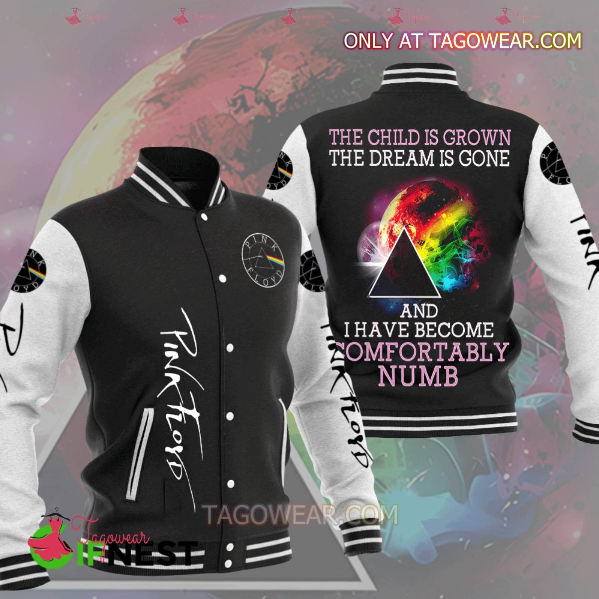 Pink Floyd The Child Is Grown The Dream Is Gone Baseball Jacket