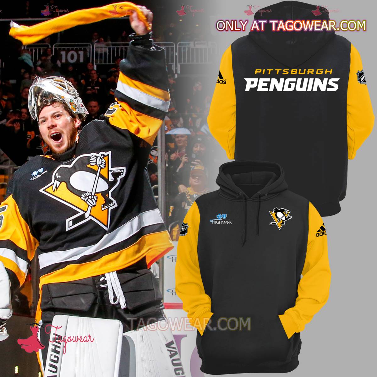 Pittsburgh Penguins Nhl 2024 Highmark Hoodie