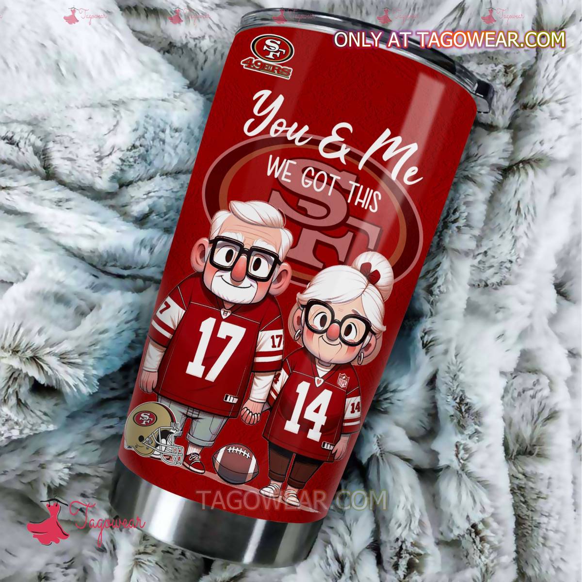 San Francisco 49ers You And Me We Got This When I Declare 49ers Devotion Personalized Tumbler a