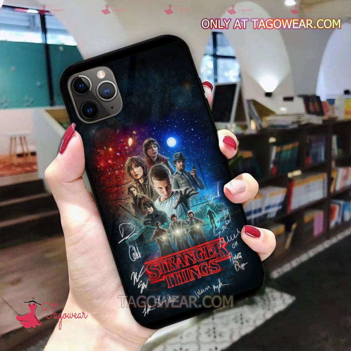 Stranger Things Signatures Phone Case a