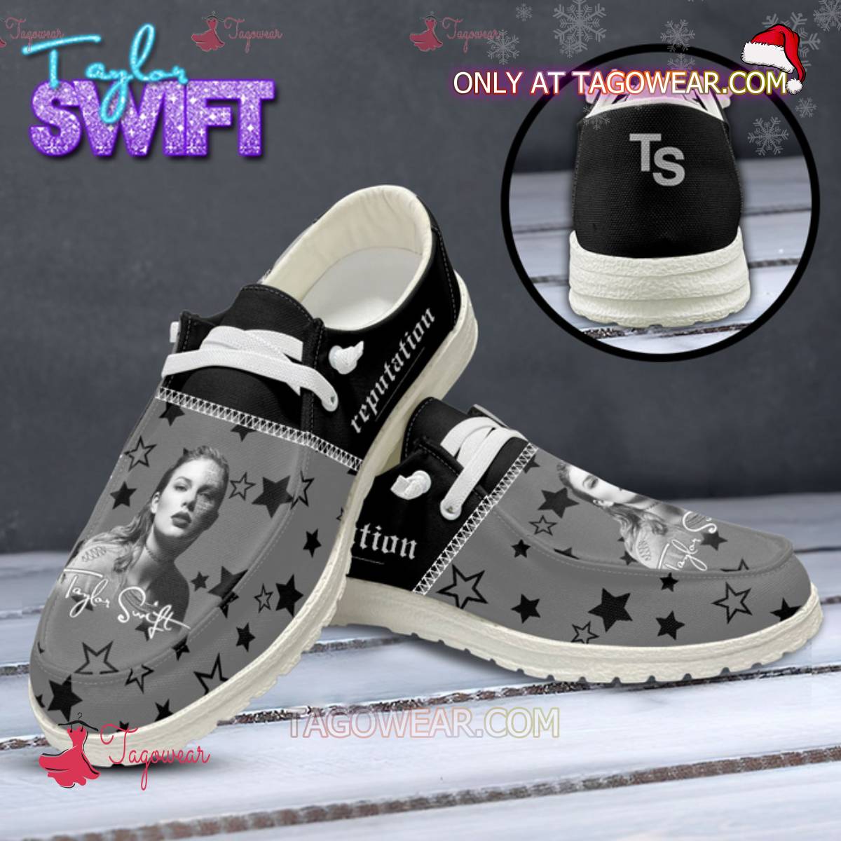 Taylor Swift Reputation Hey Dude Shoes