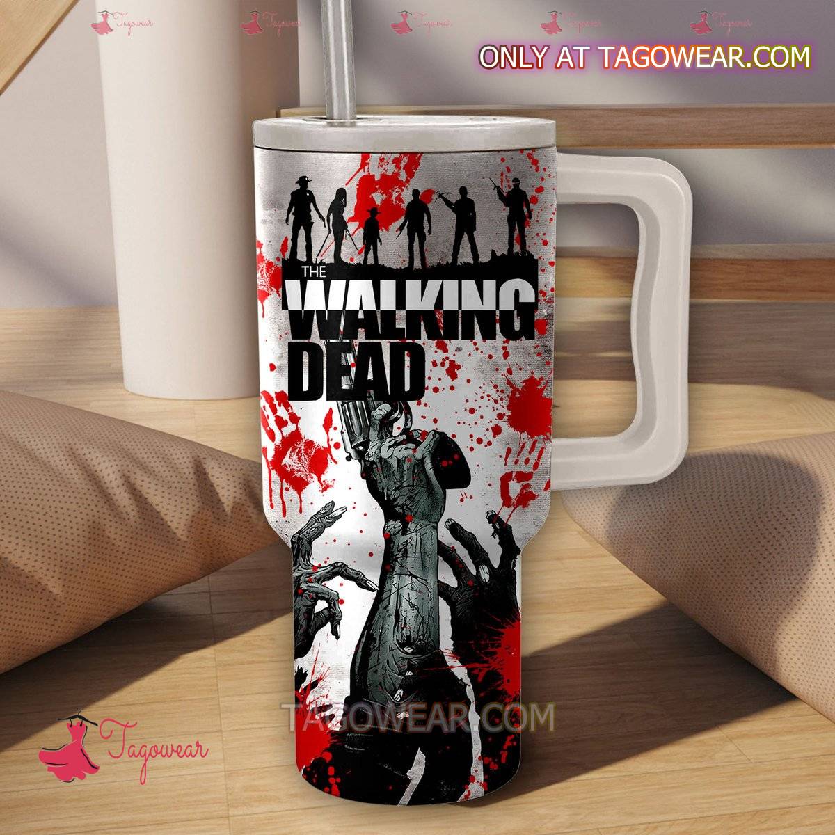 The Walking Dead 40oz Tumbler With Handle a