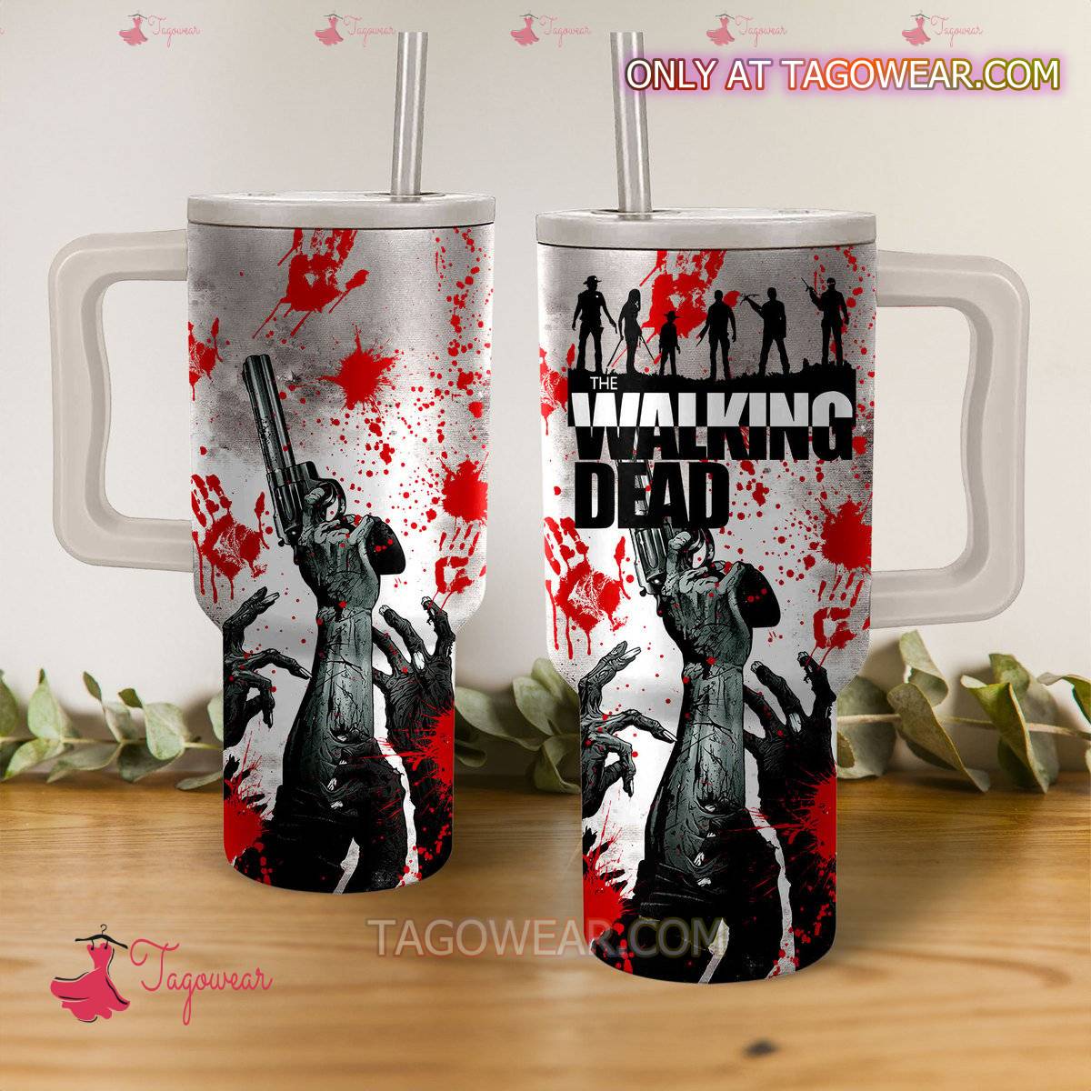 The Walking Dead 40oz Tumbler With Handle