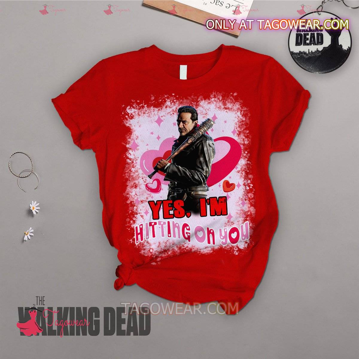 The Walking Dead Yes I'm Hitting On You Pajamas Set a