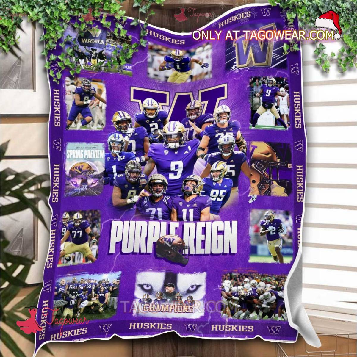 Washington Huskies Purple Reign Blanket a