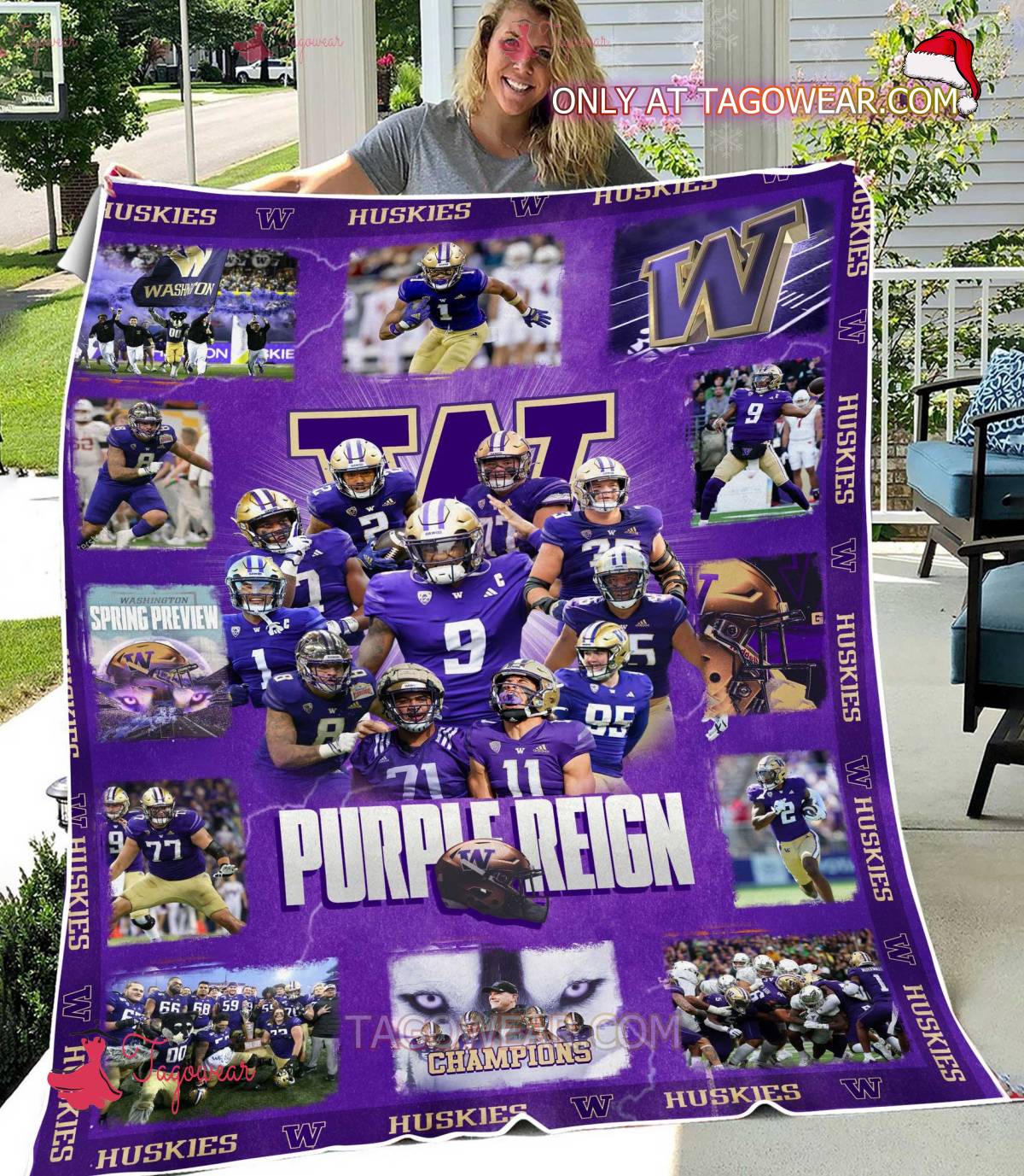 Washington Huskies Purple Reign Blanket