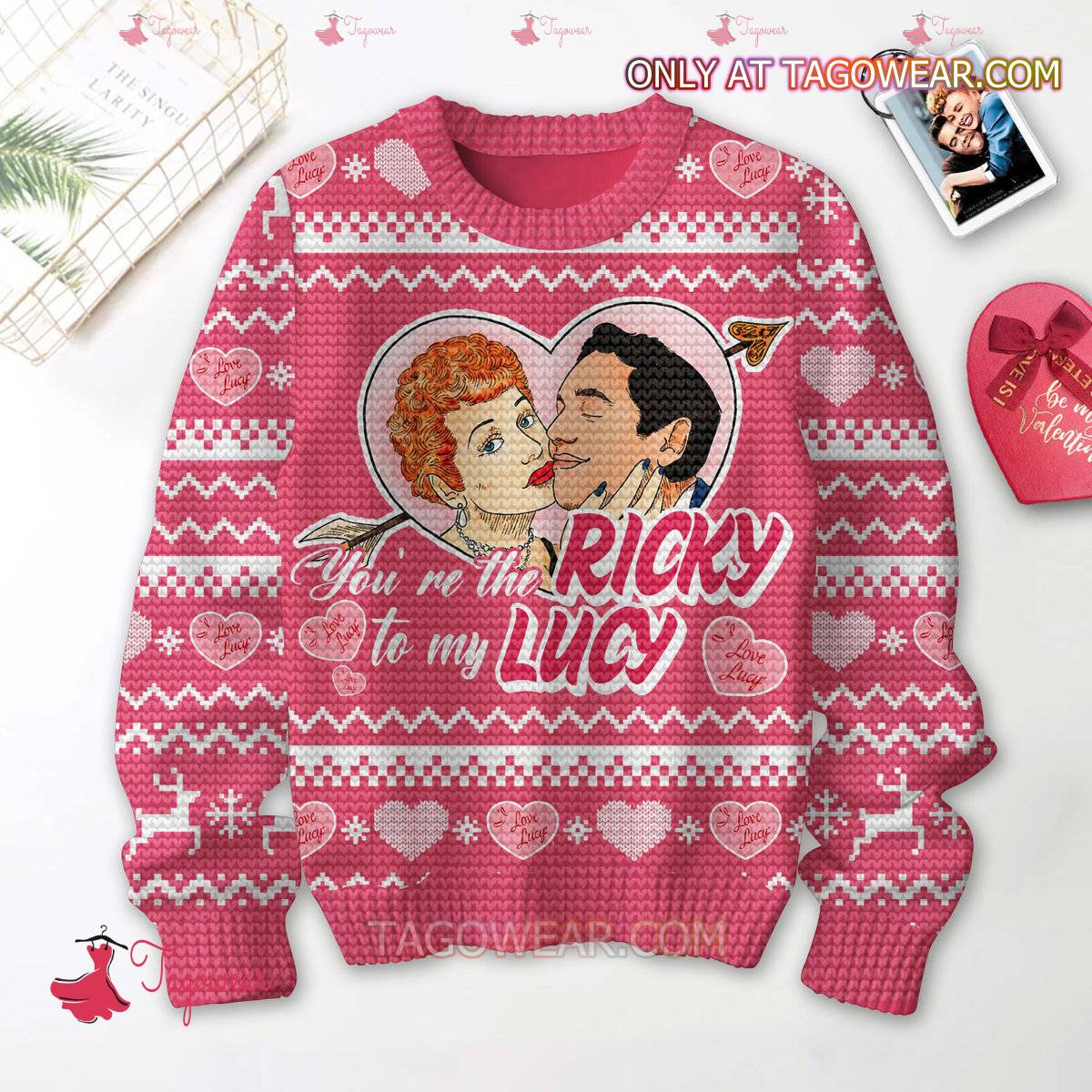 You're The Ricky To My Lucy Valentine Sweater