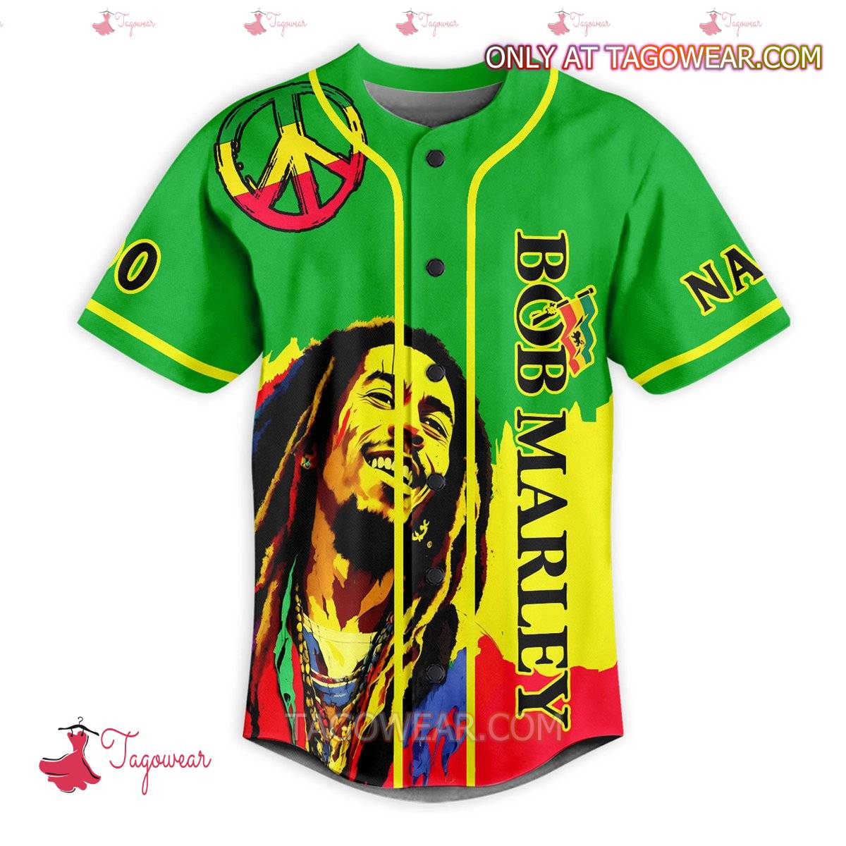 Bob Marley Rastafari Is Not A Culture It's A Reality Personalized Baseball Jersey a