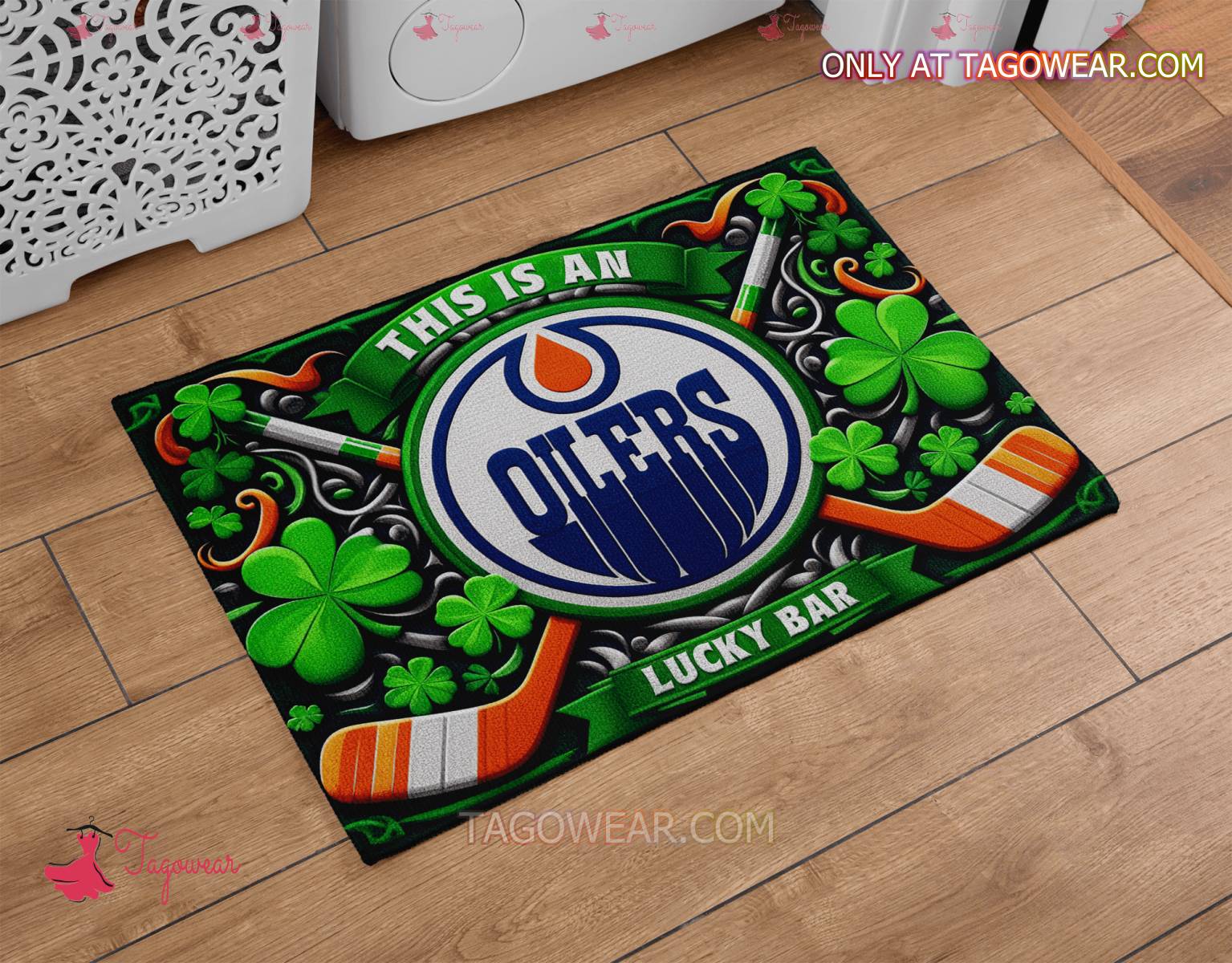 Edmonton Oilers This Is An Lucky Bar Doormat a
