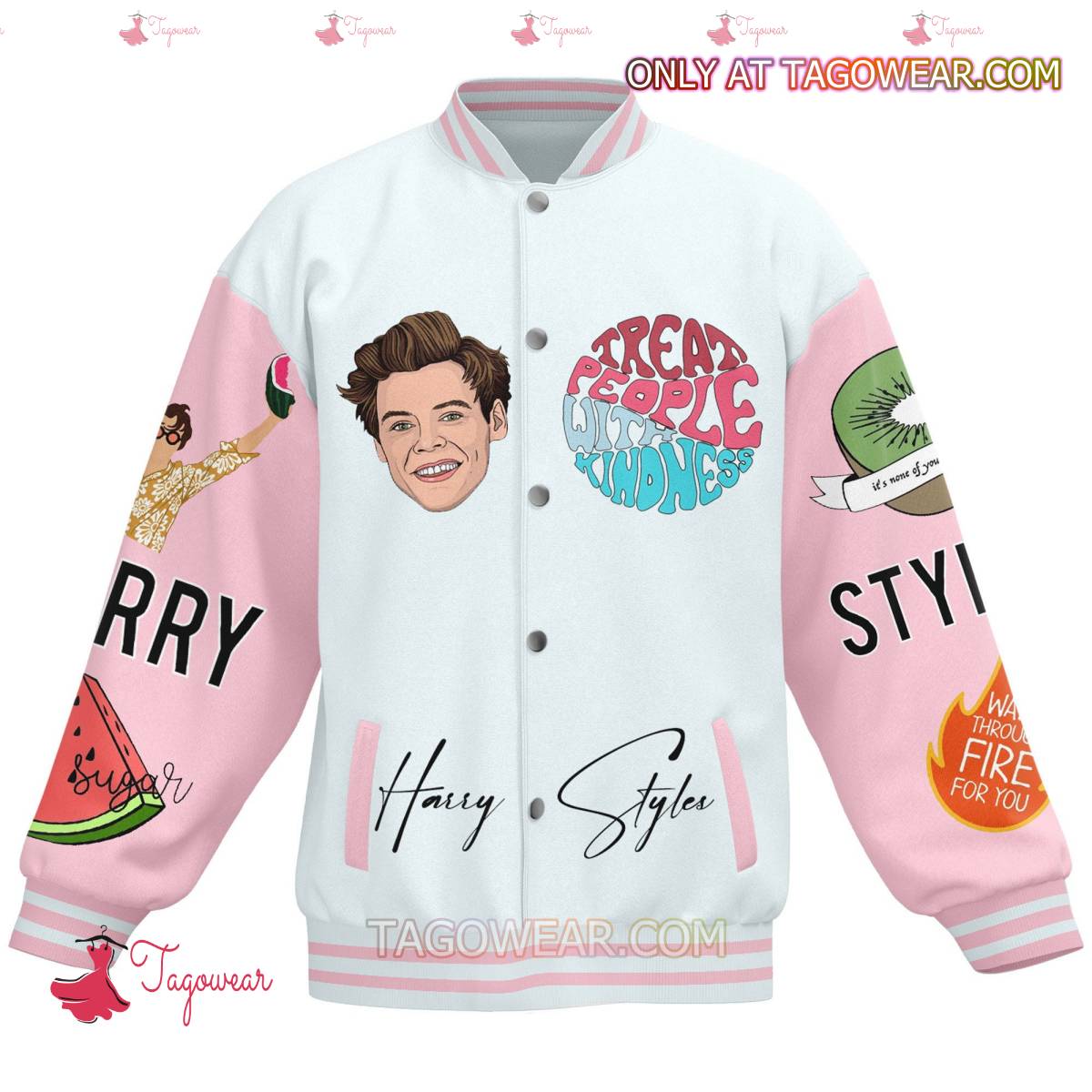 Harry-Styles-We-Have-A-Choice-To-Live-Or-To-Exist-Baseball-Jacket a
