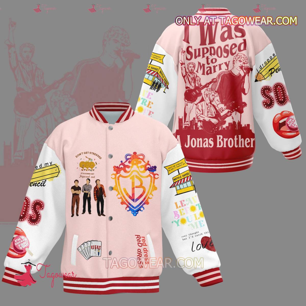 I Was Supposed To Marry A Jonas Brother Baseball Jacket