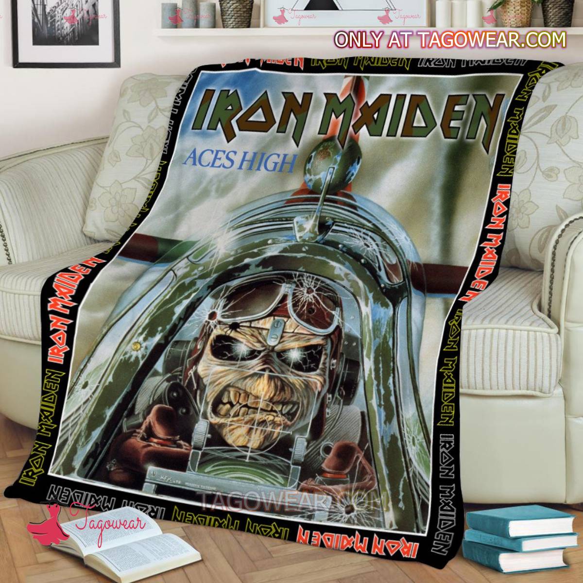 Iron Maiden Aces High Blanket a