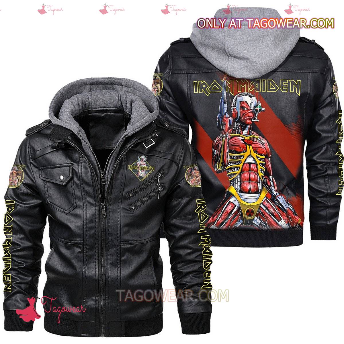 Iron Maiden Somewhere In Time Leather Jacket a