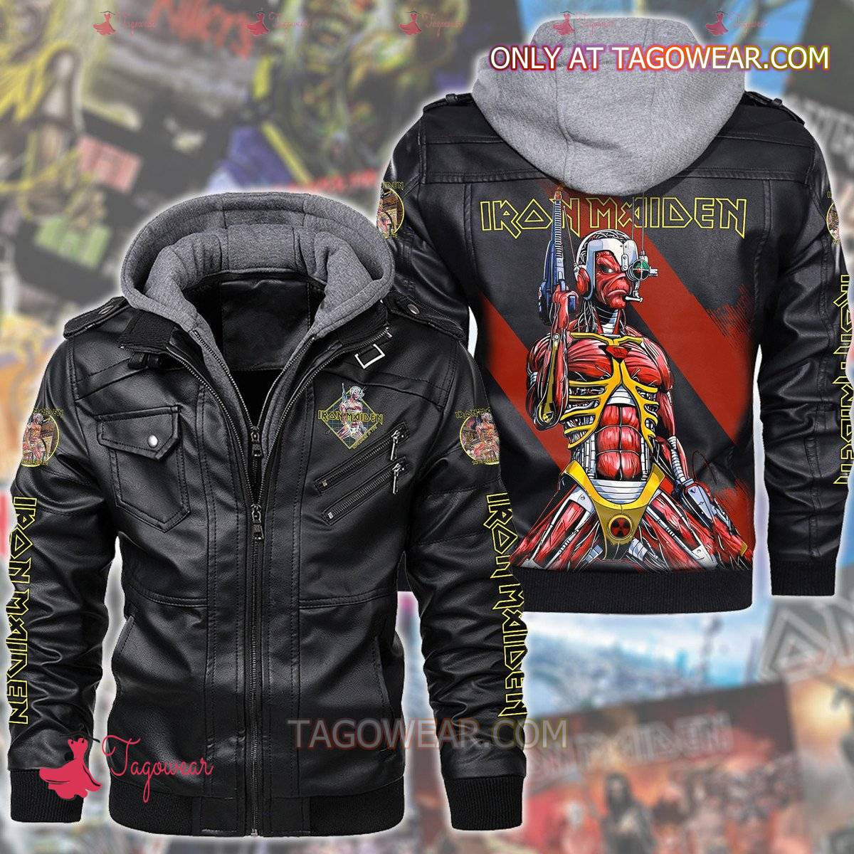 Iron Maiden Somewhere In Time Leather Jacket