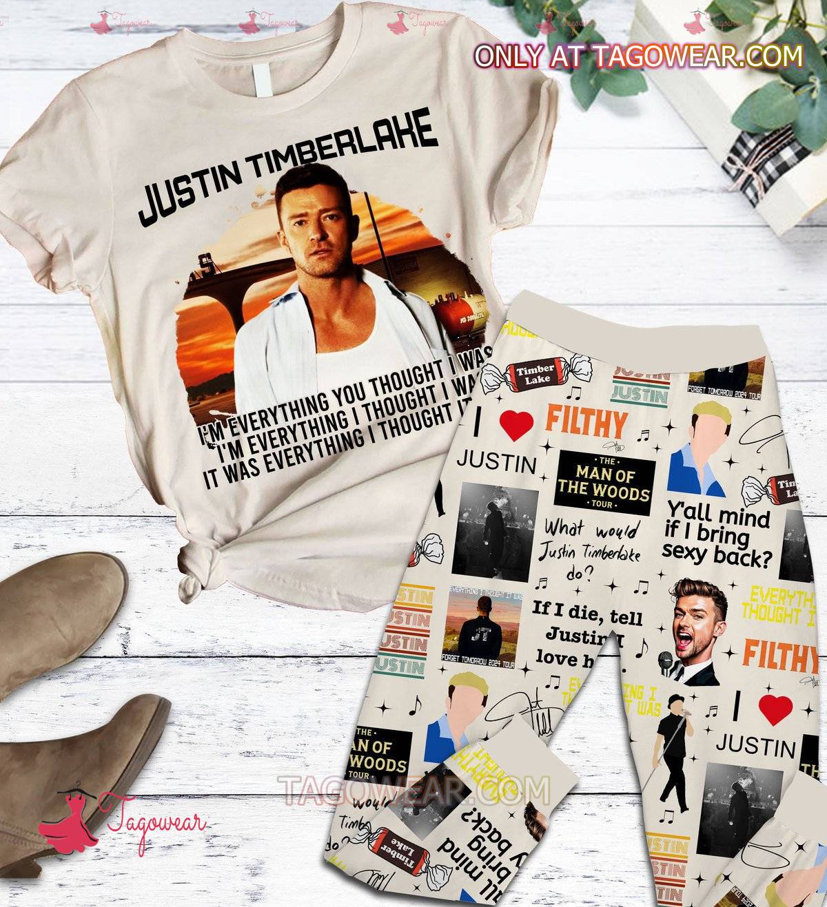Justin Timberlake I'm Everything You Thought It Was Pajamas Set