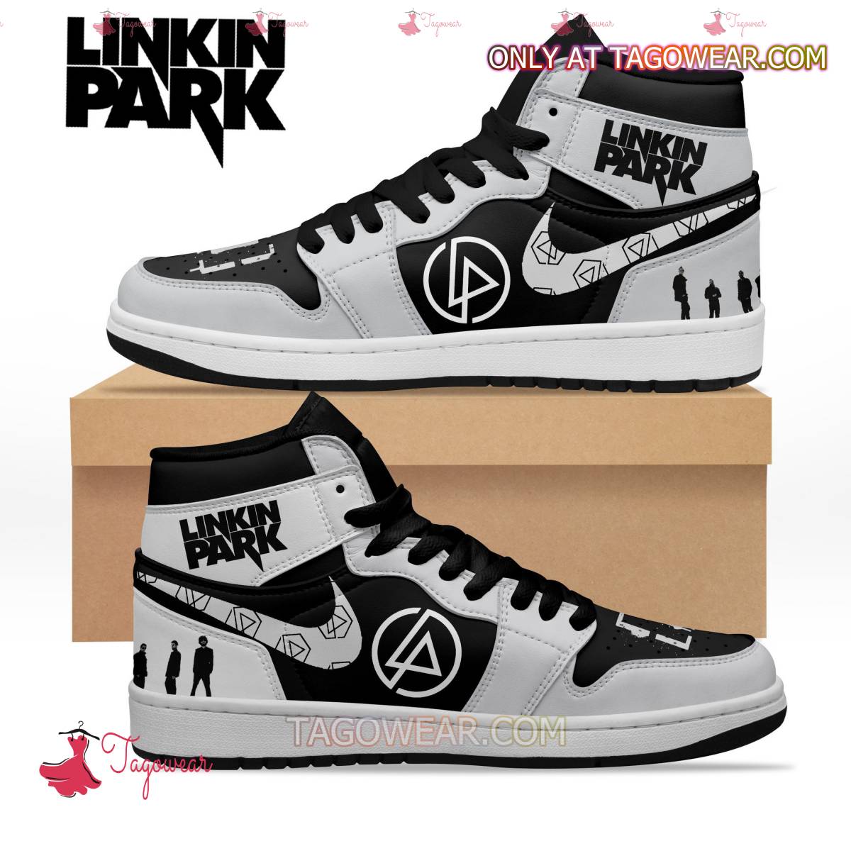 Linkin Park Air Jordan High Top Shoes