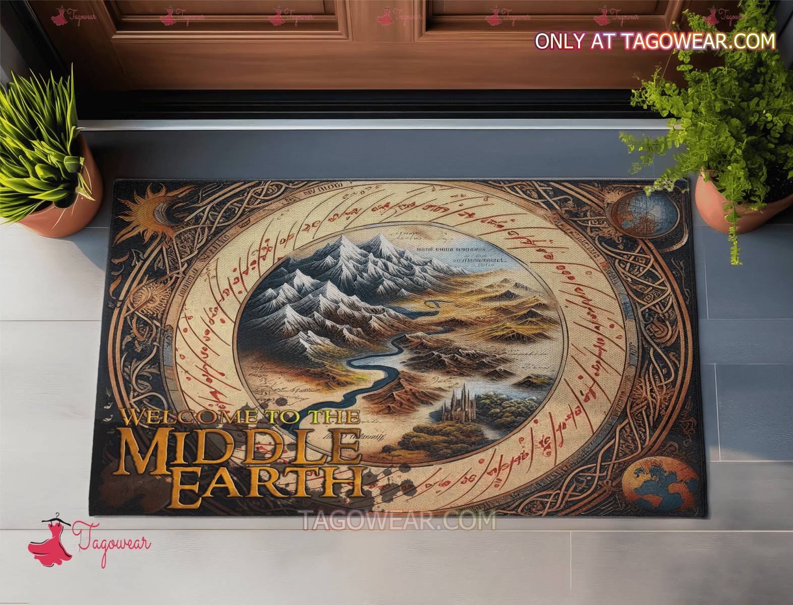 Lord Of The Rings Welcome To The Middle Earth Doormat a