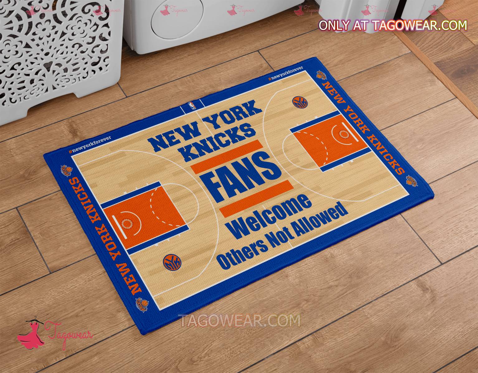 New York Knicks Fans Welcome Others Not Allowed Doormat a