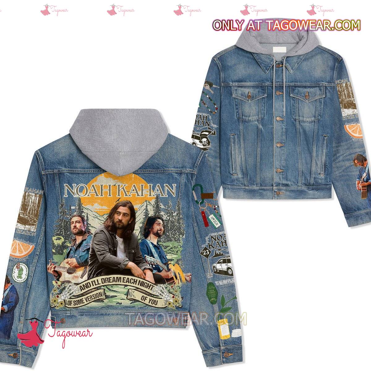 Noah Kahan And I'll Dream Each Night Of Some Version Of You Jean Hoodie Jacket