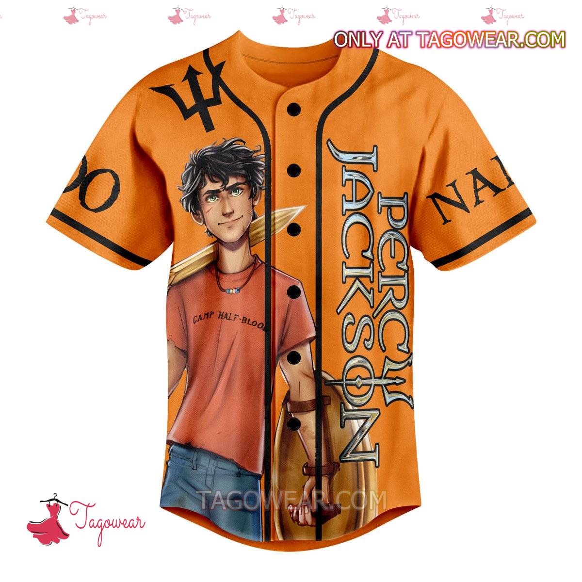 Percy Jackson Look I Didn't Want To Be A Half-blood Personalized Baseball Jersey a