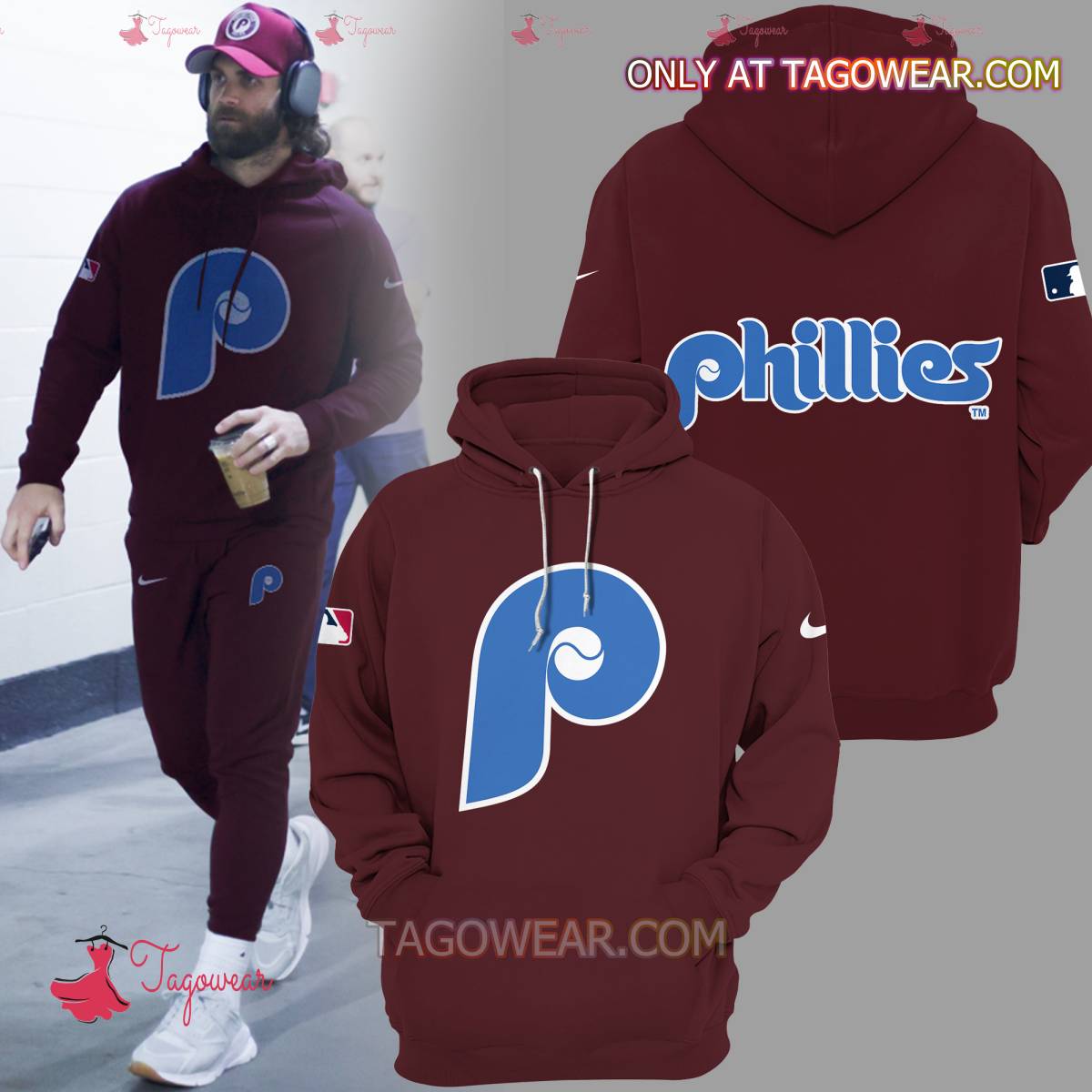 Philadelphia Phillies Bryce Harper’s Sportsuit Hoodie And Pants
