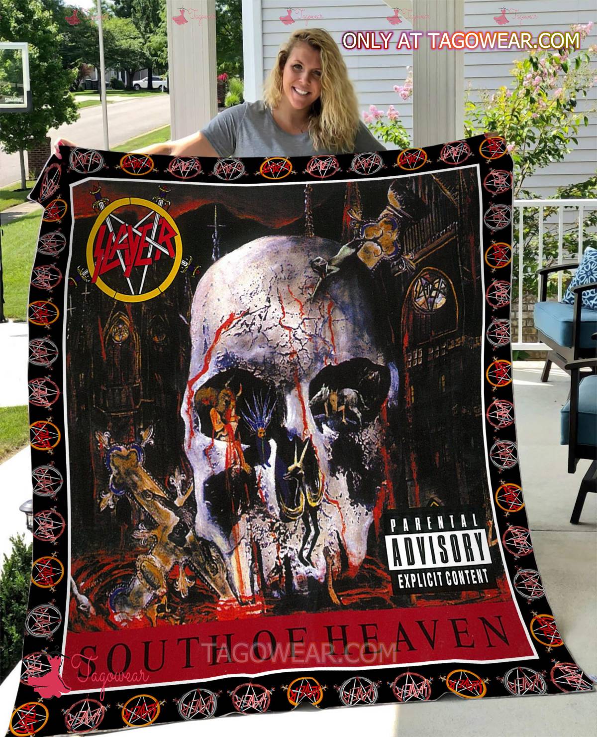 Slayer South Of Heaven Album Cover Blanket