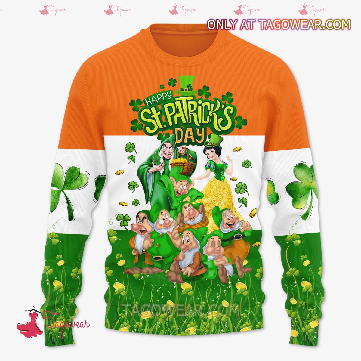 Snow White Happy St. Patrick's Day T-shirt, Hoodie a