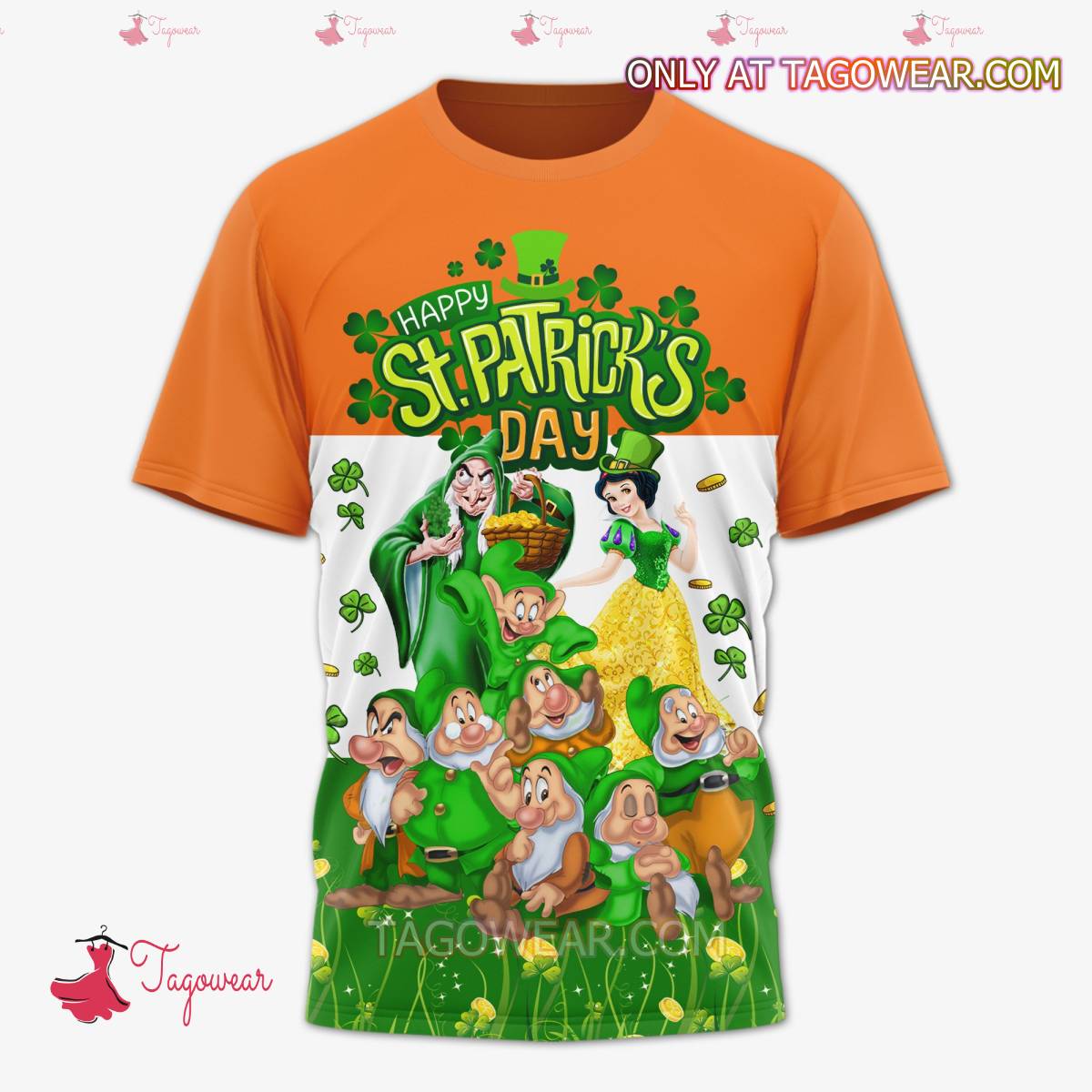 Snow White Happy St. Patrick's Day T-shirt, Hoodie