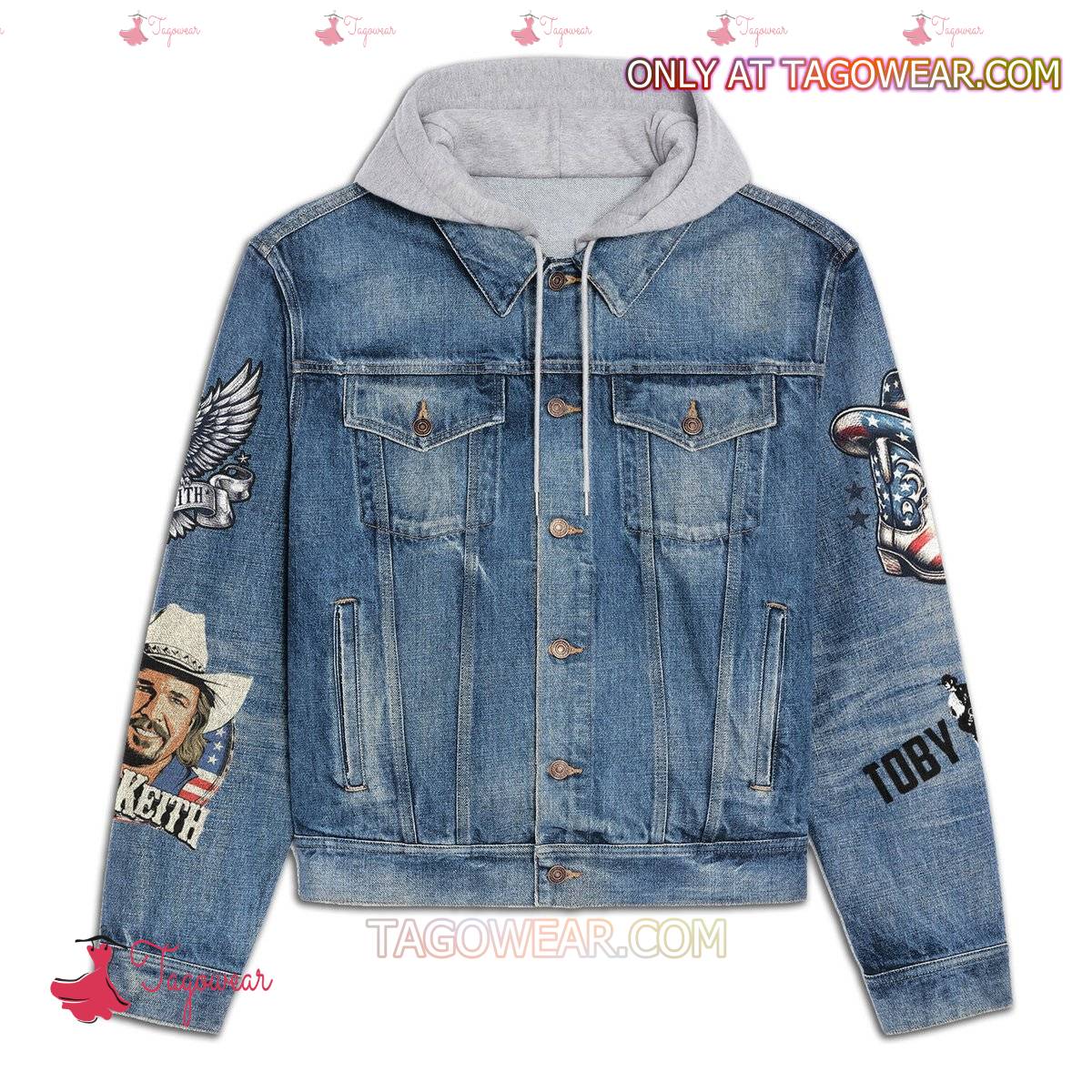 Toby Keith Raise Em High For Toby Jean Hoodie Jacket - Tagowear