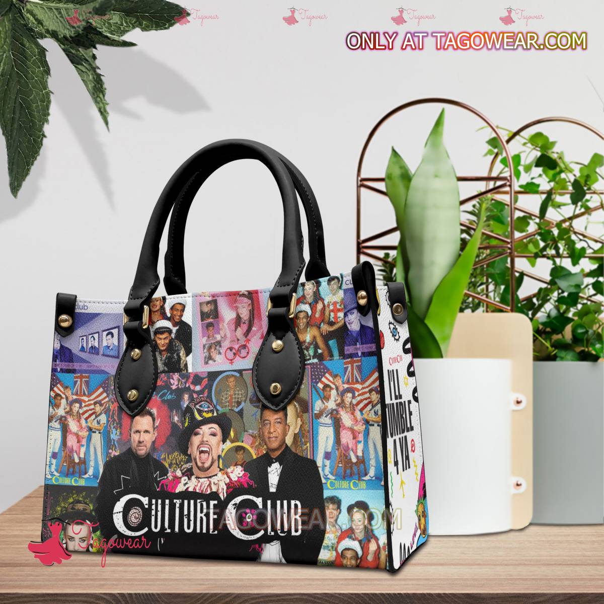 Culture Club Leather Handbag