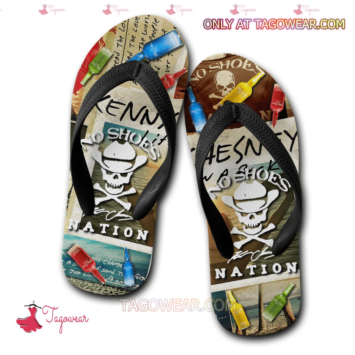 Kenny Chesney No Shoes Nation Flip Flops - Tagowear