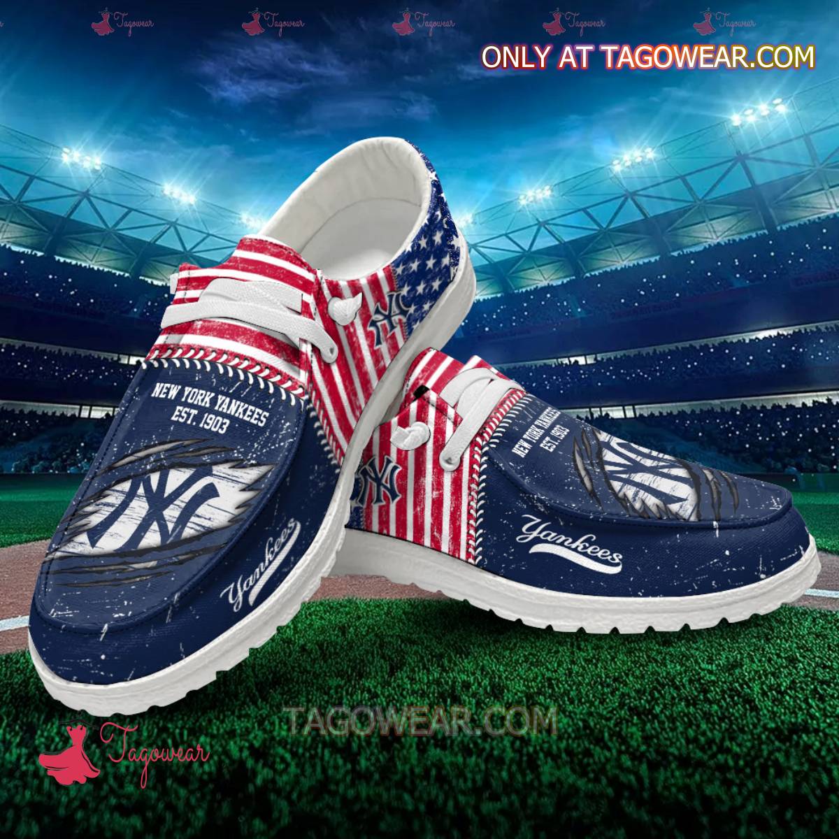 New York Yankees Est 1903 Hey Dude Shoes a