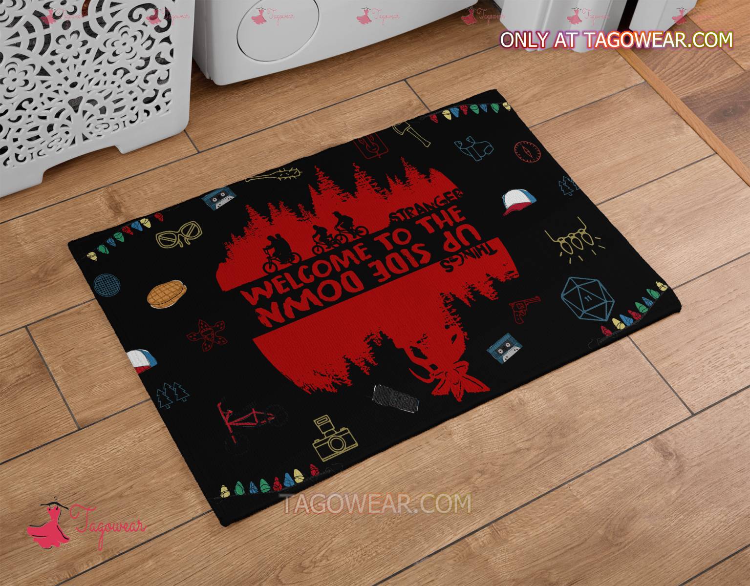 Stranger Things Welcome To The Up Side Down Doormat a
